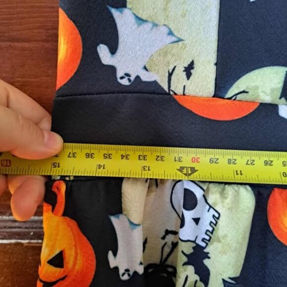 Missjoy Halloween Vintage Tea Rockabilly Sleeveless Jack O’Lantern Dress M Retro - Picture 10 of 11
